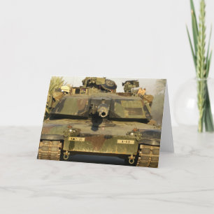 Gör min dag M1A1Abrams MBT Kort