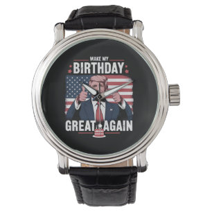 Gör min födelsedag bra igen rolig Trump Armbandsur
