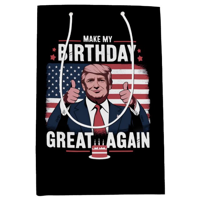 Gör Min Födelsedag Stor Igen Roligt Trump (Framsidan)