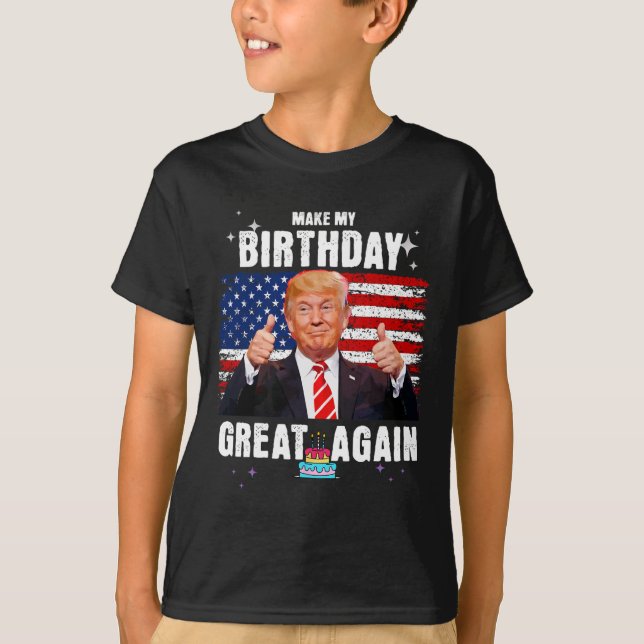 Gör min födelsedag Underbar igen, lustigt Fläkt T Shirt (Framsida)