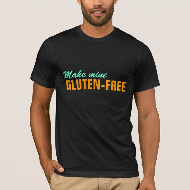 Gör min Gluten fri -- Fria GF behar! T-shirt (Framsida)