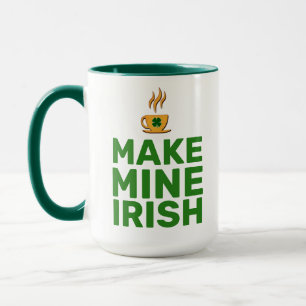 Gör min irländska cool rolig mugg