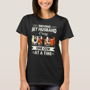 Gör min man galen en ko i taget t shirt