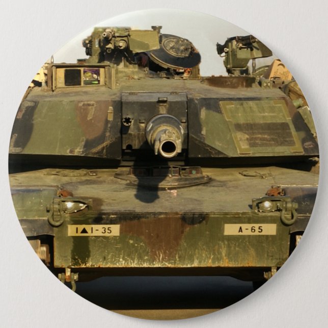 Gör min MBT för dagen M1A1Abrams Knapp (Framsida)