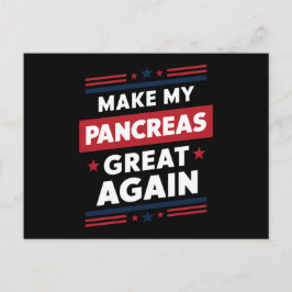Gör mina pankreas Underbara igen Diabetesmedvetand Vykort