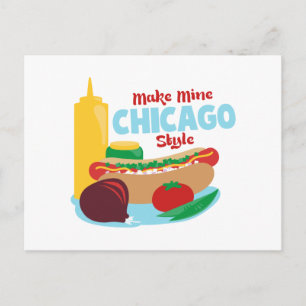 Gör Mine Chicago Stil Vykort