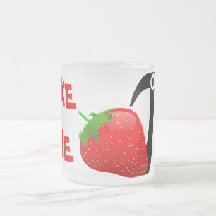 GÖR MINE-jordgubbspartis-PI Frostat Glass Mugg