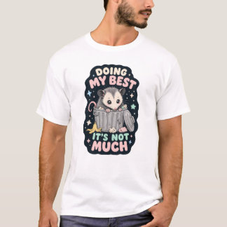 Gör mitt bästa pungräddare-humor t shirt
