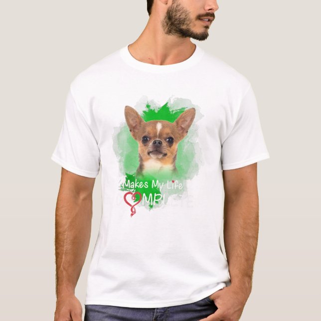 Gör mitt liv färdigt Hund T Shirt (Framsida)
