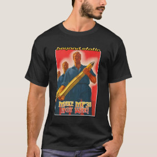 Gör MP3s - svart/affisch Tee Shirt