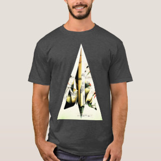 Gör Music Not Krig Music Jet Fighter Älskare vän T Shirt