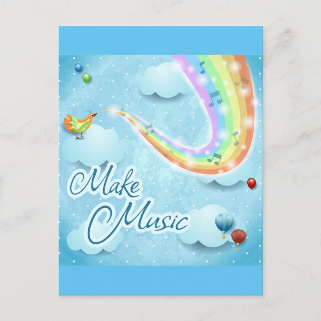 Gör musik vykort (Framsida)