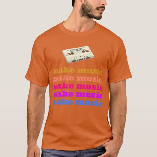 Gör musikpresenten t shirt (Framsida)