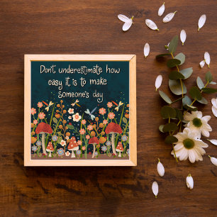 "Gör någon till dag" fotoutskrift av inspiration Fototryck