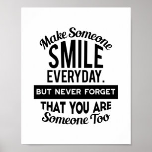 Gör någon till en sjö varje dag poster