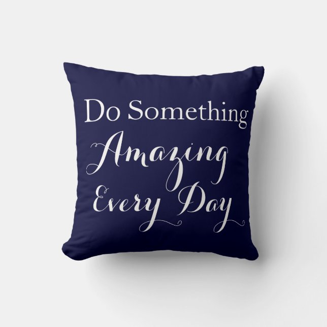GÖR NÅGONTING Fantastisk VARJE DAG PILLOW Lumber Kudde (Framsida)