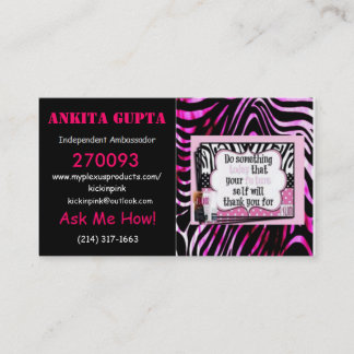 Gör något i dag Plexusvisitkortar Visitkort