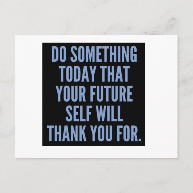 Gör något i dag vykort (Framsida)