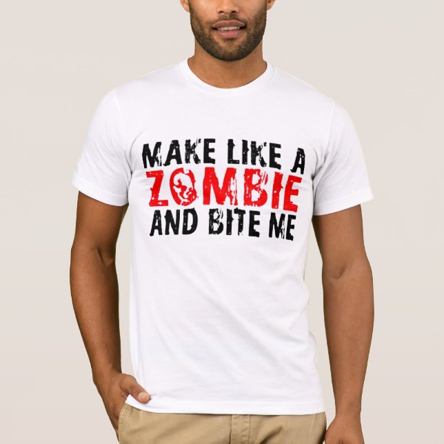 Gör något liknande en Zombie T Shirt (Framsida)