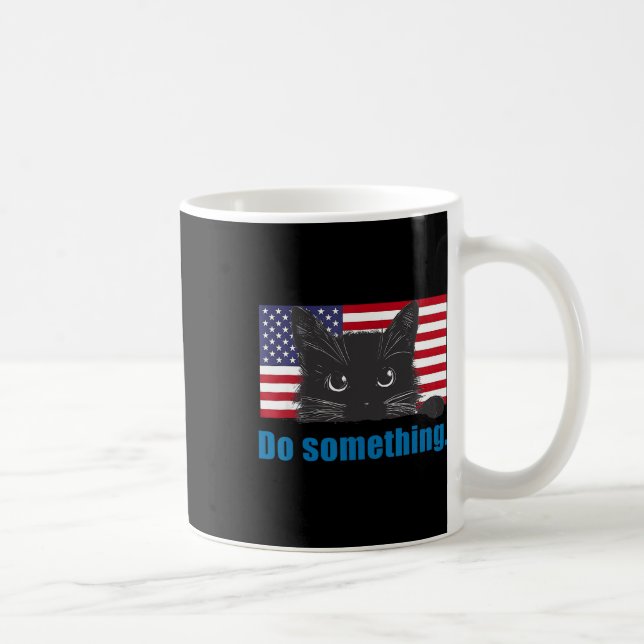 Gör något Michelle Obama Kaffemugg (Höger)