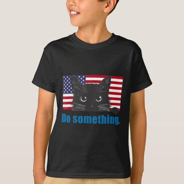 Gör något Michelle Obama T Shirt (Framsida)