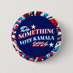 Gör något Omröstning: Kamala 2024 Knapp