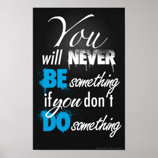Gör något Poster