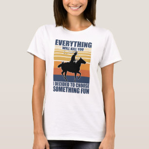Gör något Roligt Cowboy Western Gift Idea T Shirt