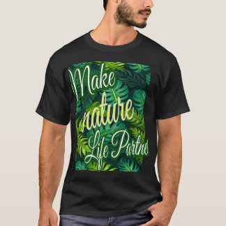 Gör naturens partner till en skjorta t shirt