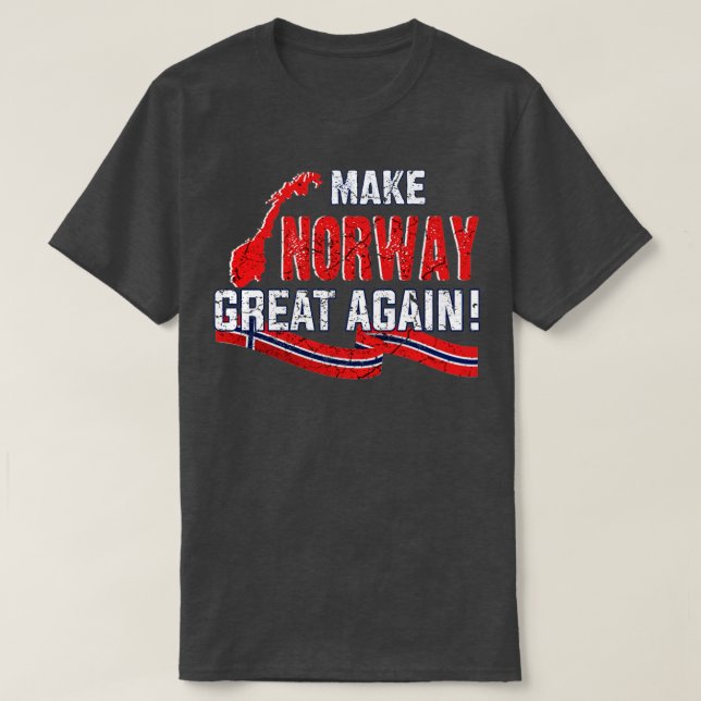 Gör Norgen Underbar igen T Shirt (Design framsida)