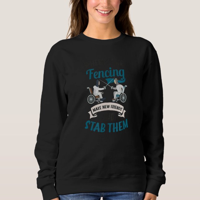 Gör nya vänner till att sätta dem i rullstolsfack t shirt (Framsida)