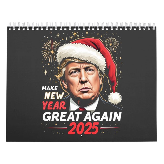 Gör nytt år Underbart 2025 till ett nytt Kväll Kalender (Omslag)