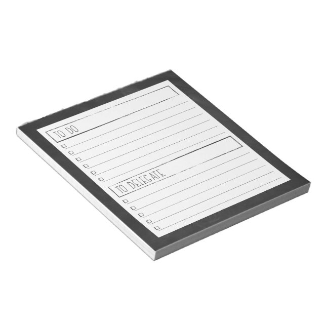 Gör och delegera Anteckningsblock (Vinklad)