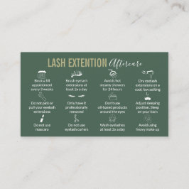 Gör och gör inte efter utslag visitkort