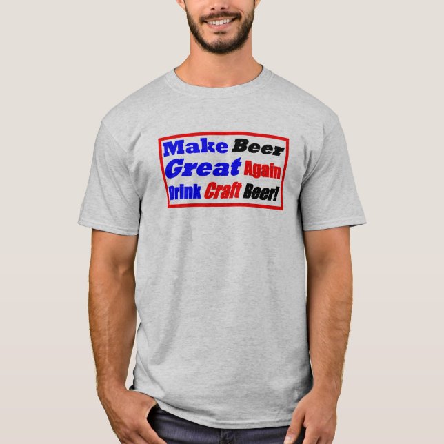 Gör öl Underbart igen - kryssnäcka - ruta T-shirt (Framsida)