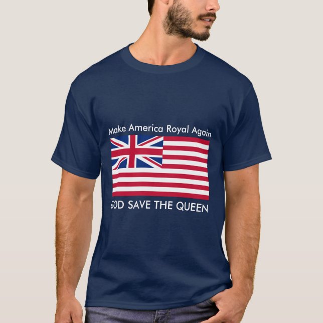 Gör om Amerika-Royalet Tee (Framsida)