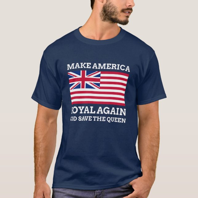 Gör om Amerika-Royalet Tee Shirt (Framsida)