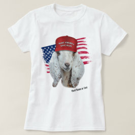 Gör om amerikansk GOAT till Nubian Dairy Goat T Shirt