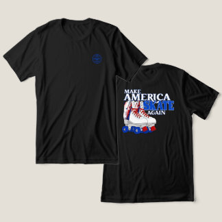 Gör om amerikansk skal - backgrafik t shirt