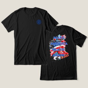 Gör om Amerikanska skal med flagga - bakåtdesign T Shirt