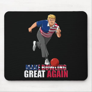 Gör om Bowling Underbart igen - Lustigt Trump Bowl Musmatta