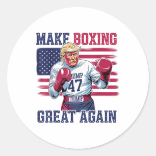 Gör om Boxing Underbar igen Vintage T Runt Klistermärke