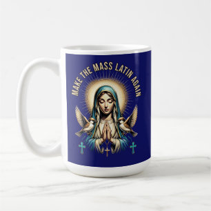 Gör om den latinska massan till Jungfru Mary Mugg