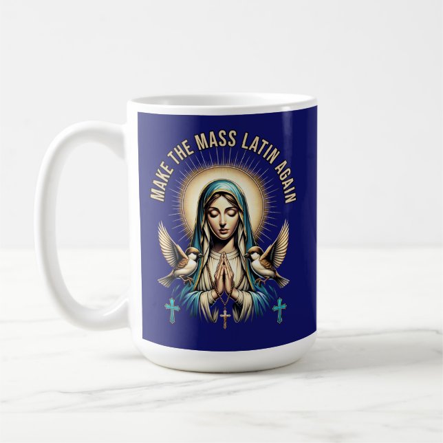 Gör om den latinska massan till Jungfru Mary Mugg (Vänster)