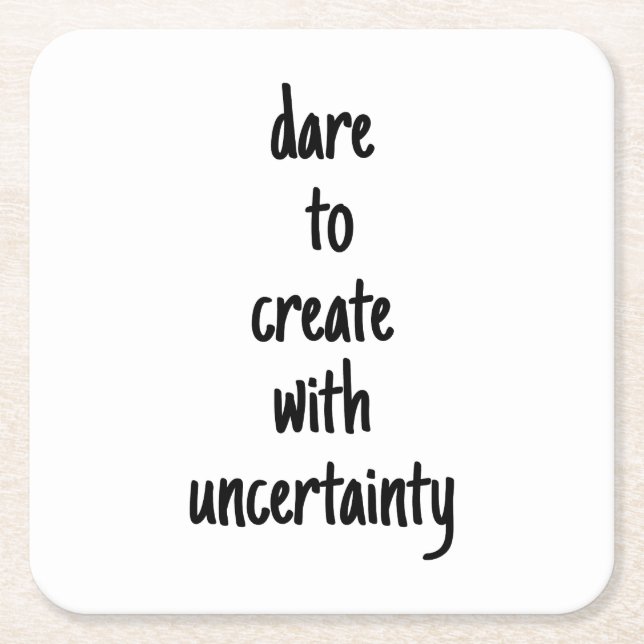 Gör om du vill Skapa Papper Underlägg (Framsidan)