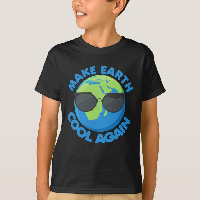 Gör om jordens Coola till klimatförändringar T Shirt (Framsida)