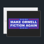 Gör om Orwell-filmen Vykort<br><div class="desc">Gör Orwell-fektionen igen. Lönsam design för Gen Xers & Millenniefigurer som är bekanta med dystopisk fiktion och romaner, cyberpunk och postapokalyptiska filmer och TV-program och som vill stå emot. Nuet kan verka som det dystopiska framtida samhälle som vi ofta såg i science fiction & sci-fi. Om du är anti-Trump, bryr...</div>