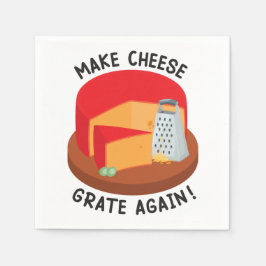 Gör om ostkratsen pappersservett