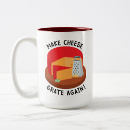 Gör om ostkratsen Två-Tonad mugg