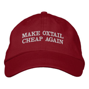 Gör om Oxtail-Billigten Broderad Keps